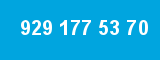 929 177 53 70 929 177 53 70